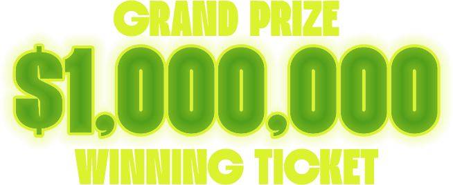 Grand Prize $1,000,000 Winning Ticket