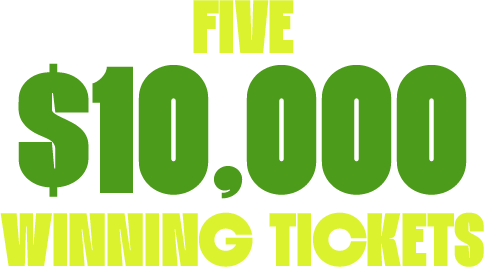 Five $10,000 Winning Tickets