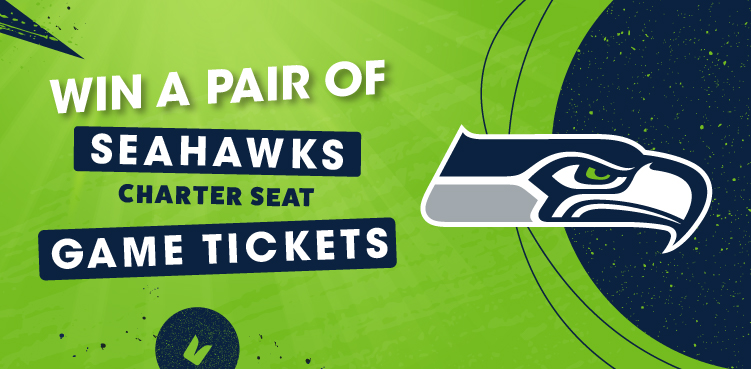Win a Pair of Seahawks Charter Seat Game Tickets.