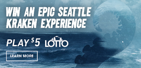 Win an epic Seattle Kraken Experience. Play $5 Lotto. Learn More.